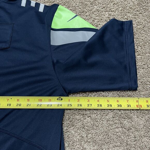 Seattle Seahawks Jersey #3 Russell Wilson Men XL Blue Nike NFL On Field 2021 - Picture 12 of 12